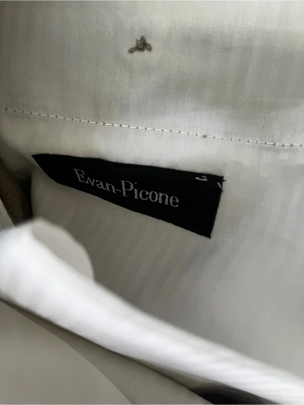 Evan Picone Light Beige Men's Suit Blazer & Trousers